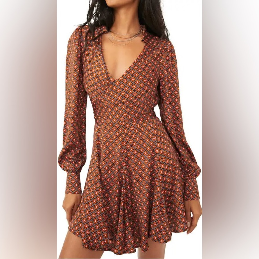 Free People It Takes Two Open Back  Dress